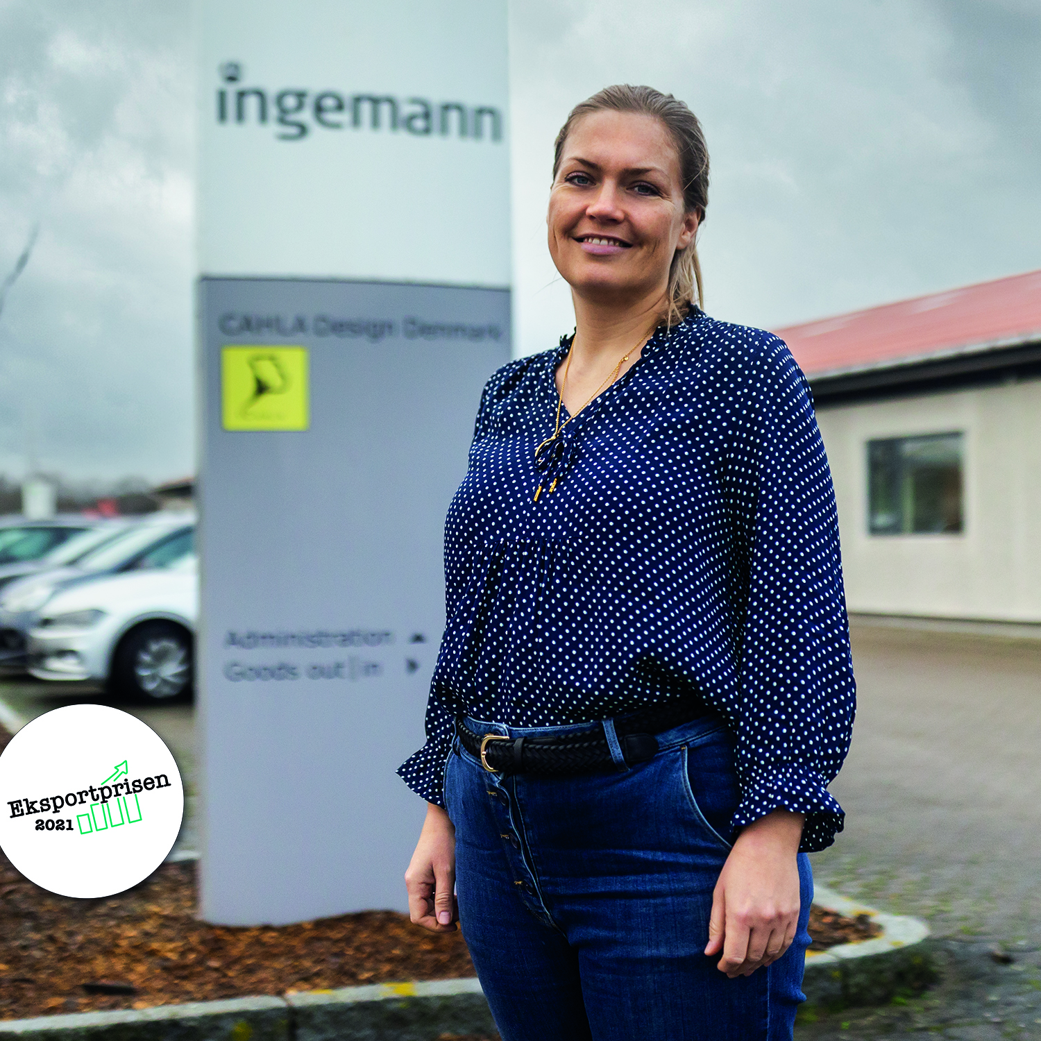 Billede af direktør Dorthe Hillerup Vedsted foran Ingemann Components